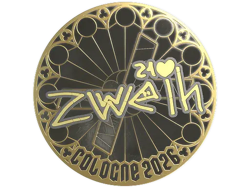 Sticker | zweih (Gold) | Cologne 2026