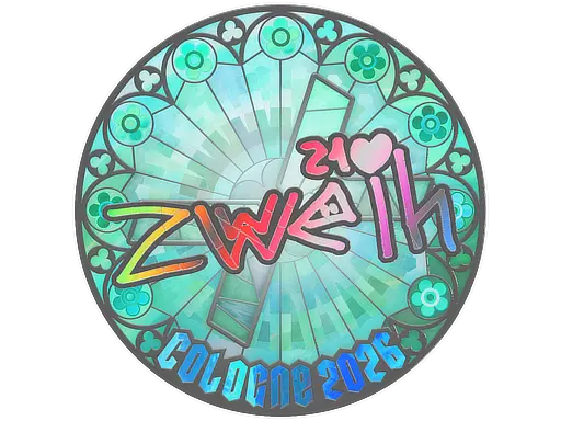 Sticker | zweih (Holo) | Cologne 2026