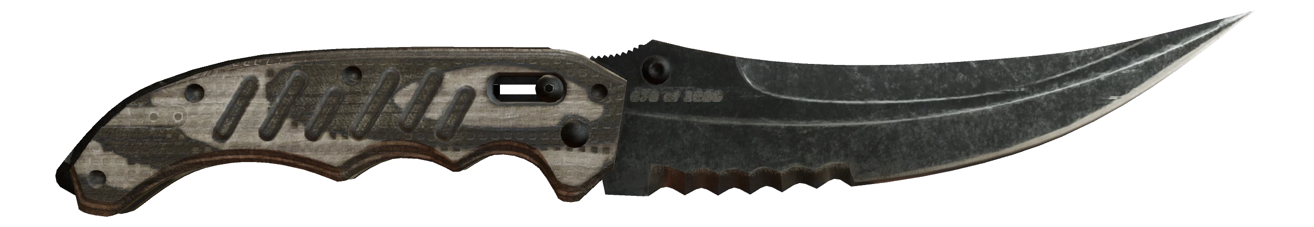 ★ Flip Knife | Black Laminate