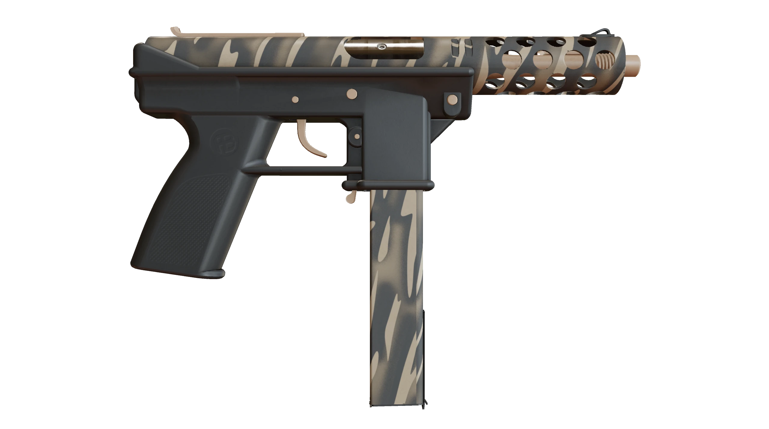 Tec-9 | Tiger Stencil