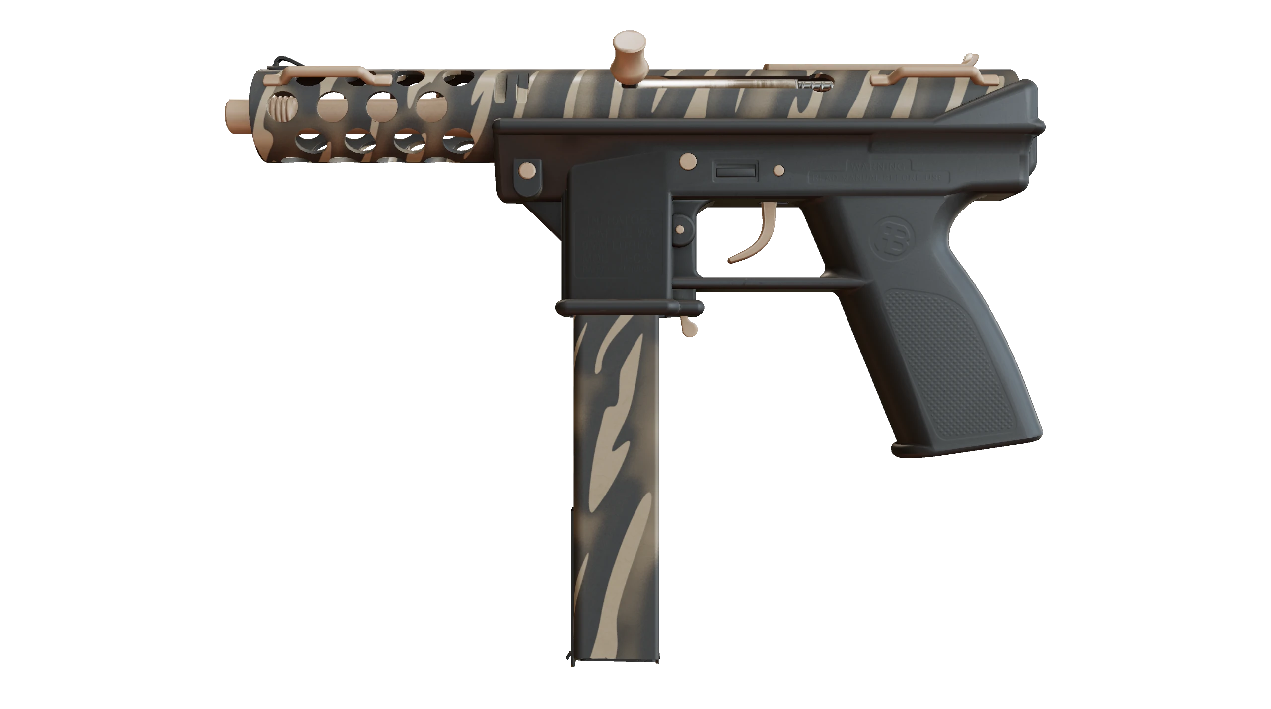 Tec-9 | Tiger Stencil