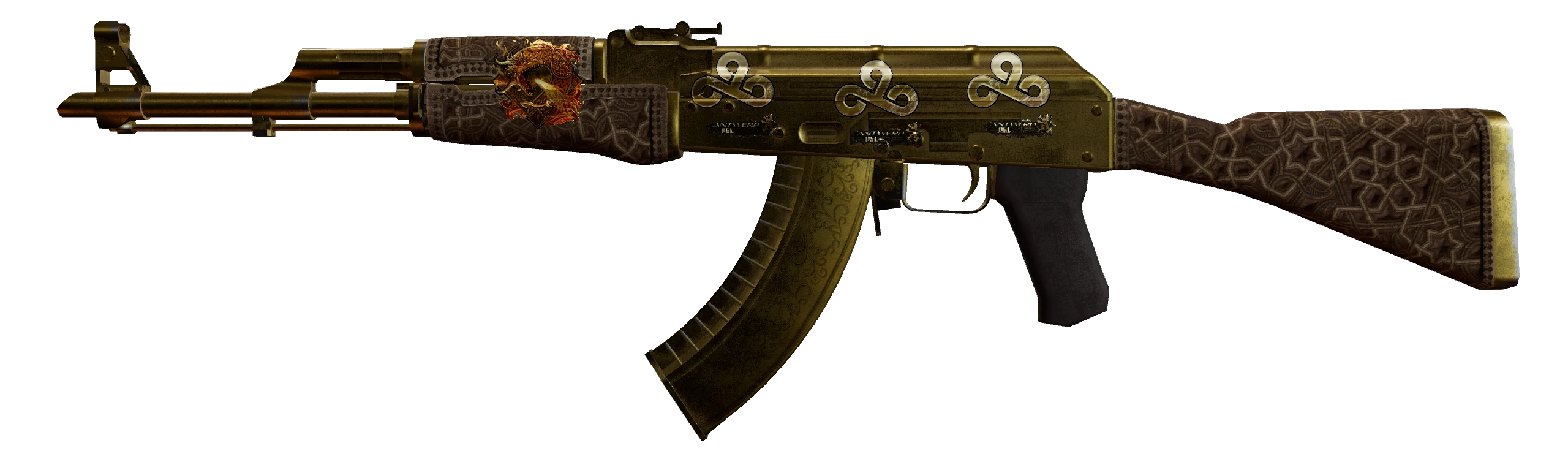 AK-47 | Gold Arabesque