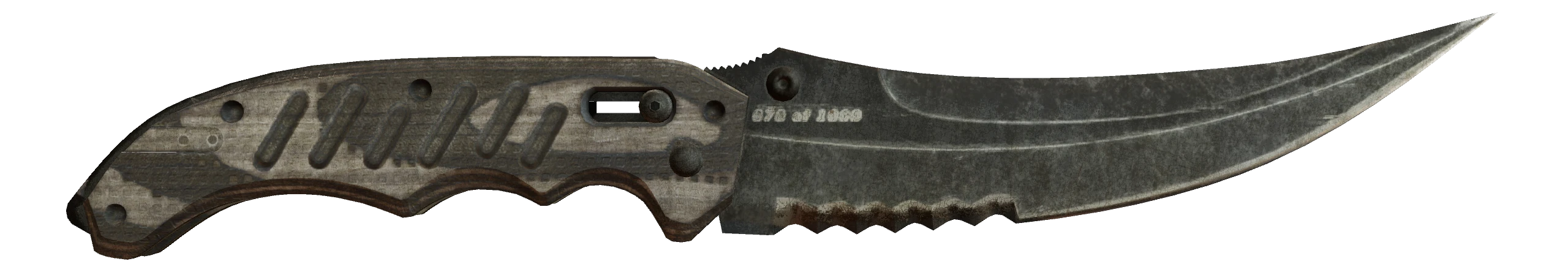 ★ Flip Knife | Black Laminate
