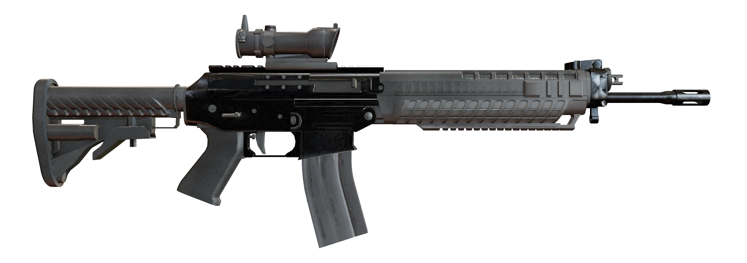 SG 553 | Damascus Steel