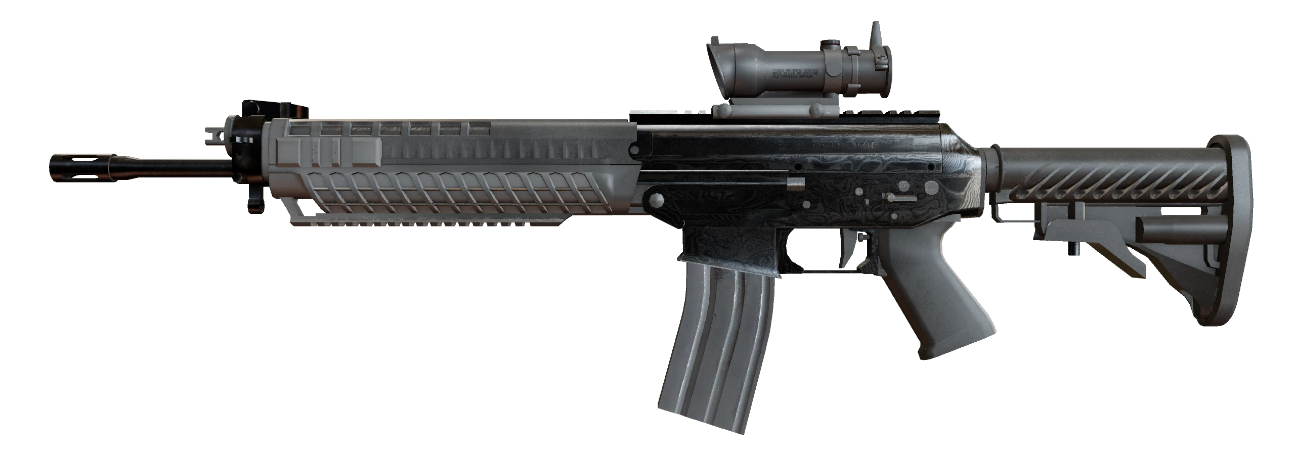 SG 553 | Damascus Steel