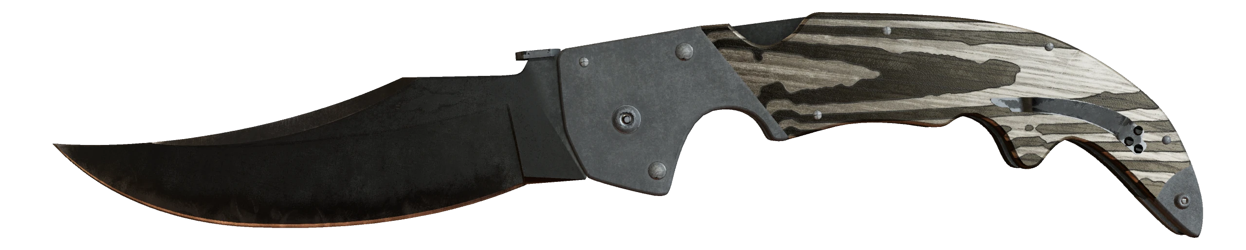 ★ Falchion Knife | Black Laminate