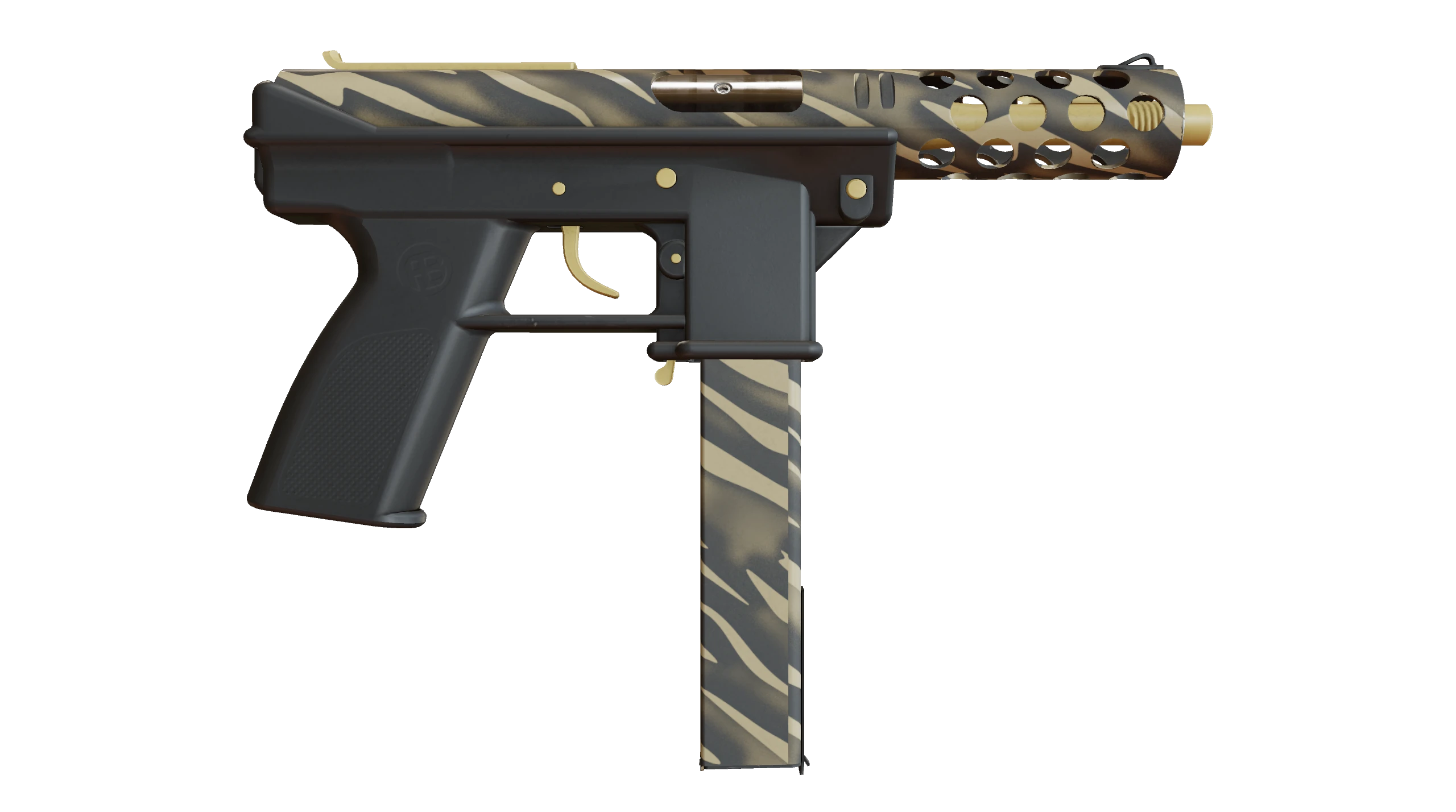 Tec-9 | Tiger Stencil