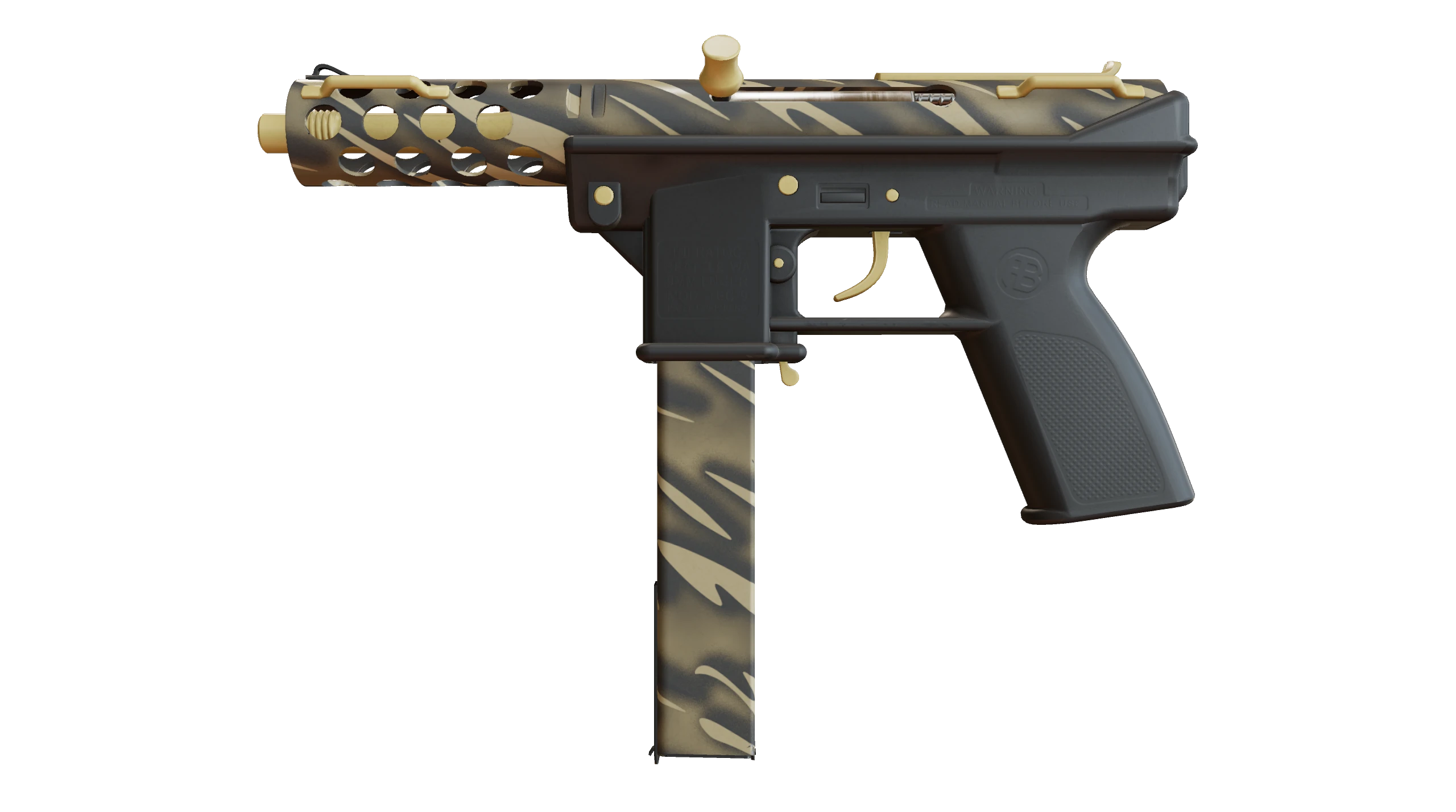 Tec-9 | Tiger Stencil